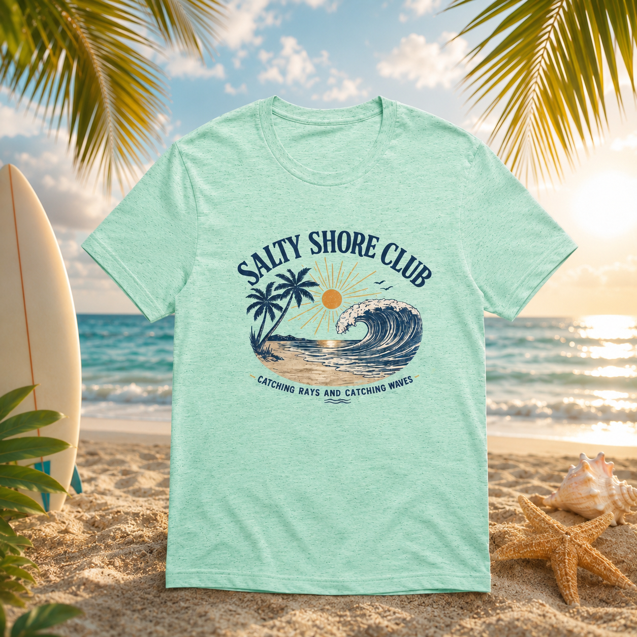 Catching Rays and Catching Waves T-shirt