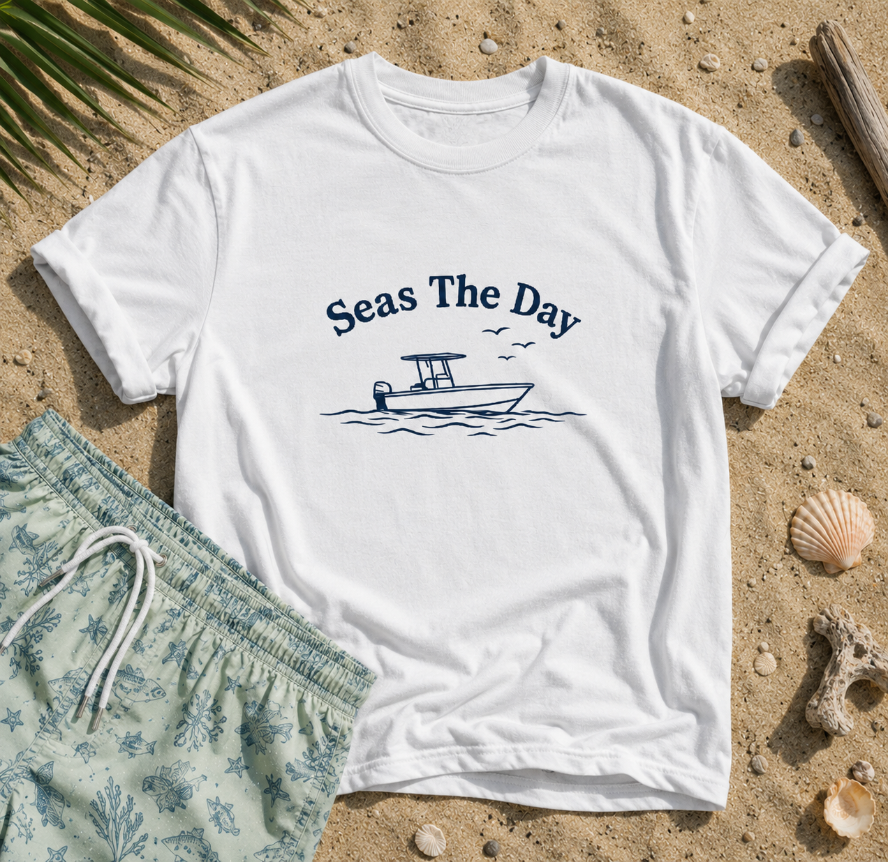 Seas the day  t-shirt